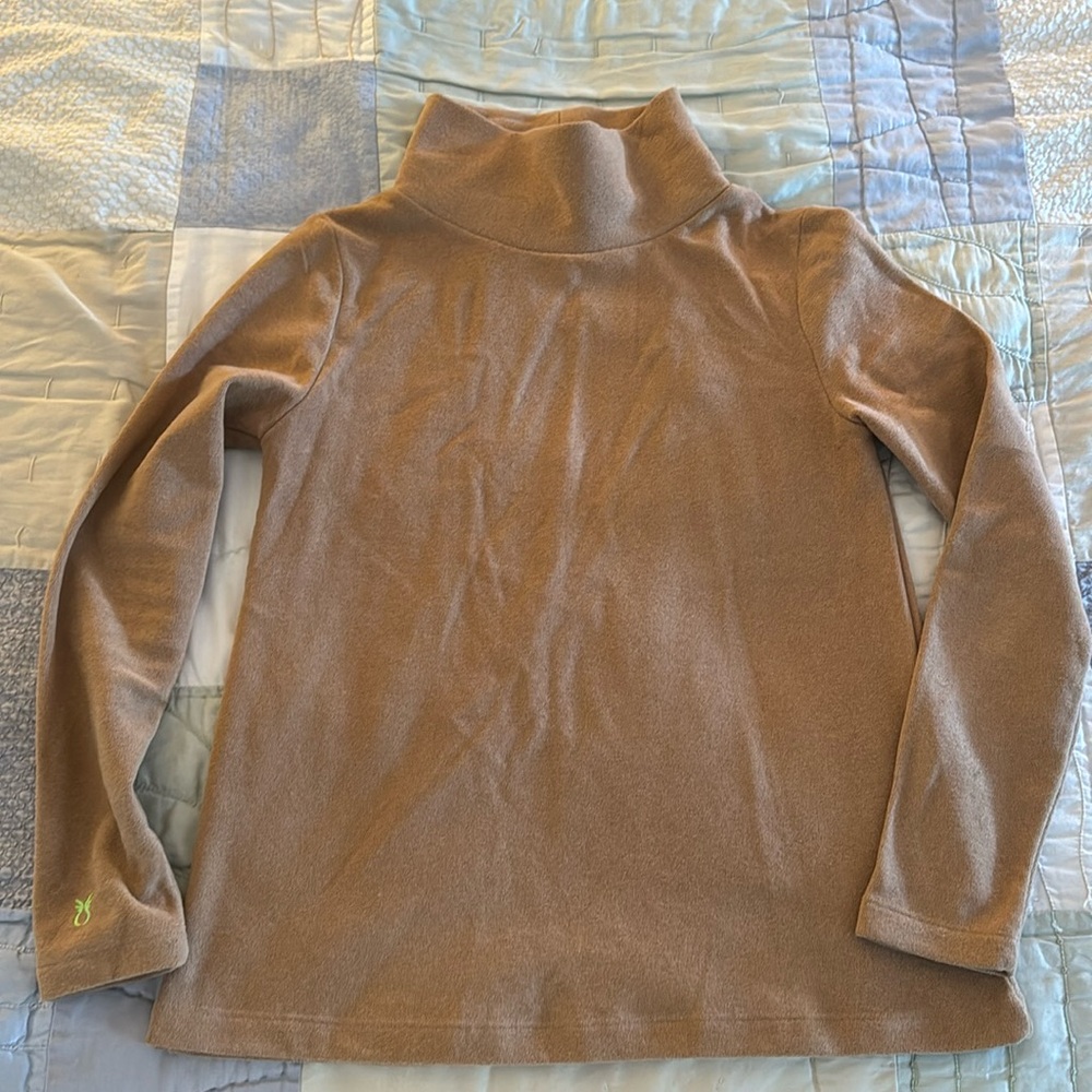 Dudley Stephens Camel Turtleneck